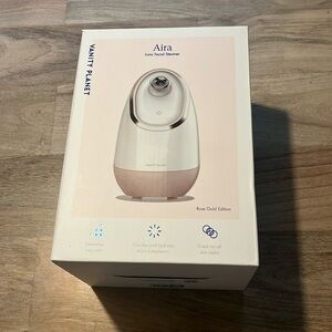 Vanity Planet Aira Ionic Facial Steamer Rose Gold Edition NIB